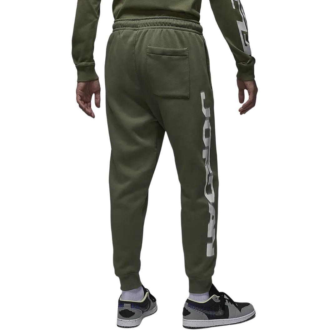 Брюки Casual MVP FW24 мужские Medium Olive Green Jordan, оливковый зеленый — фото 4