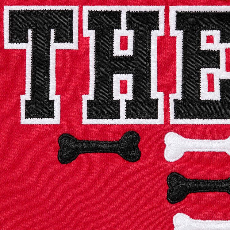 Толстовка Supreme League Champs Zip Up Hooded Sweatshirt, Red — фото 3