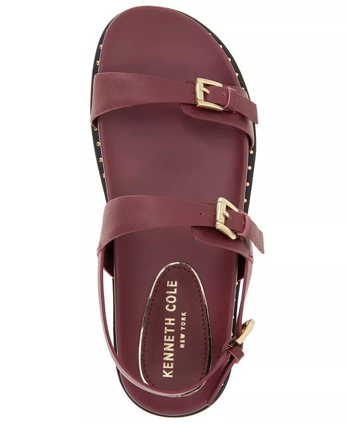 Женские сандалии Drinity с круглым носком Kenneth Cole New York, красный — фото 4