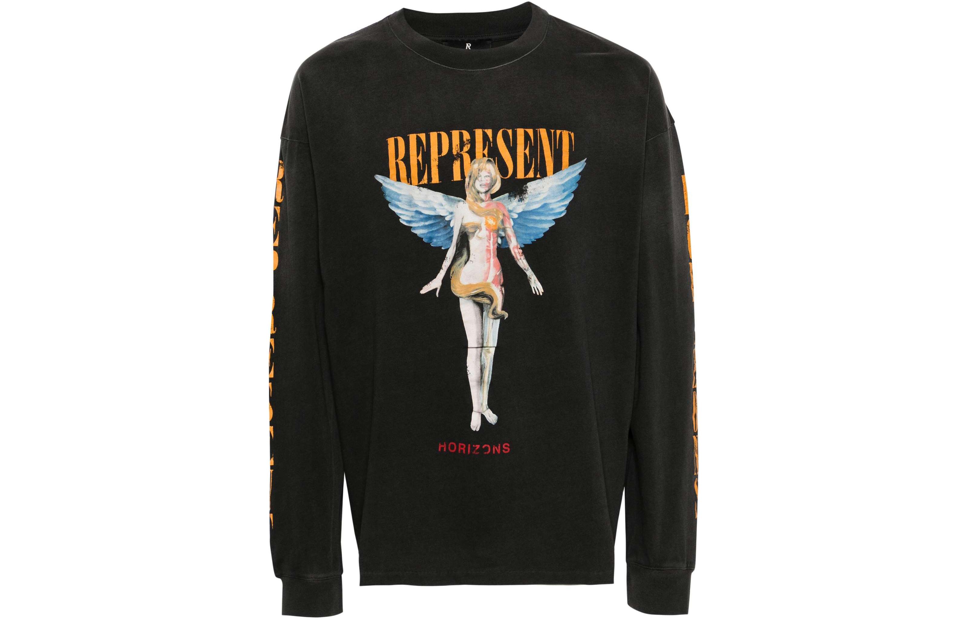 

Футболка Reborn Cotton Represent, черная