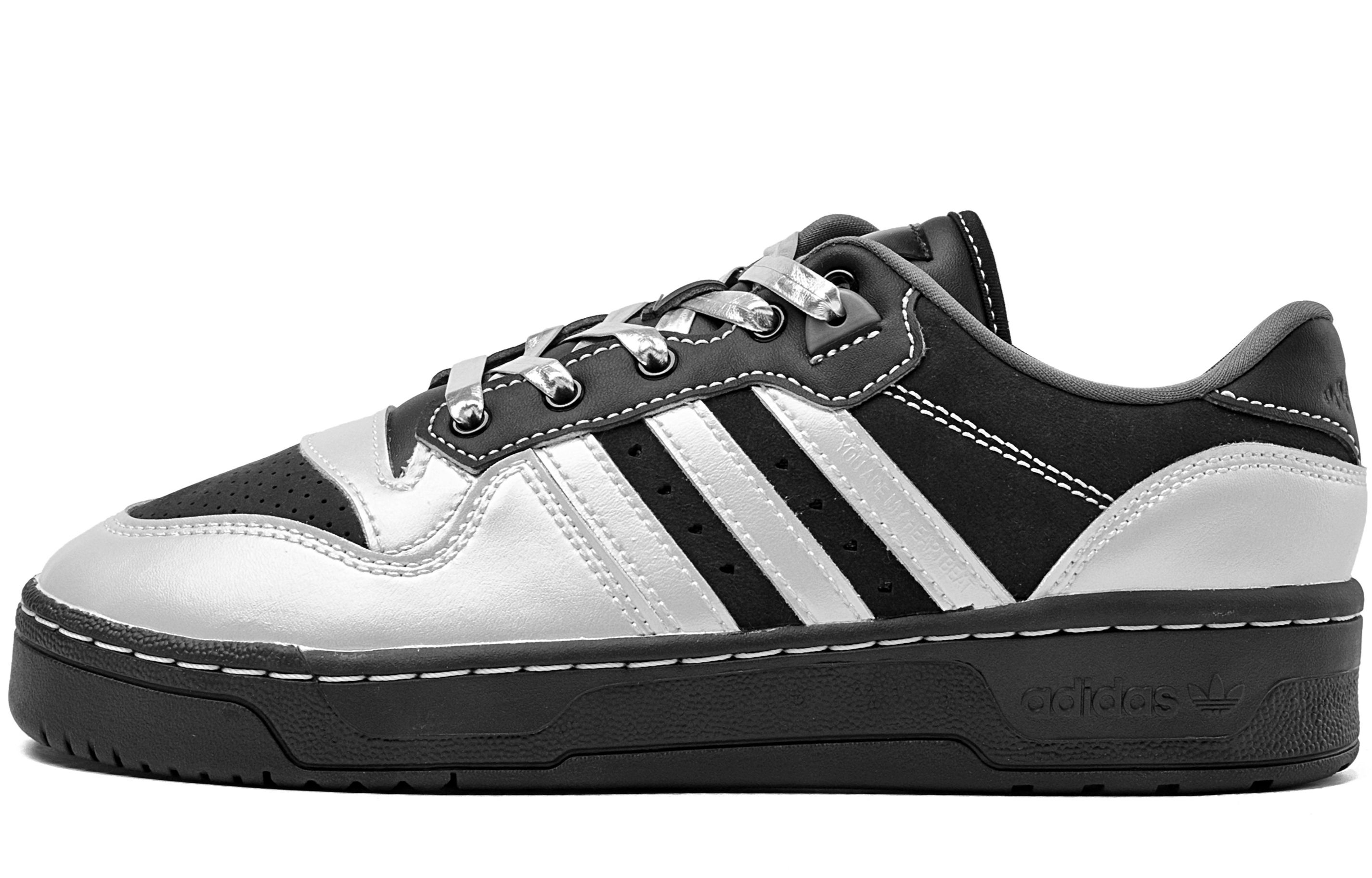 

Кроссовки adidas originals Rivalry Skateboarding Shoes Unisex Low-top Black/silver, черный