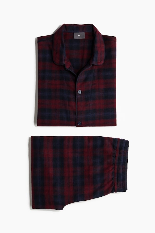 

Фланелевая пижама H&M, синий