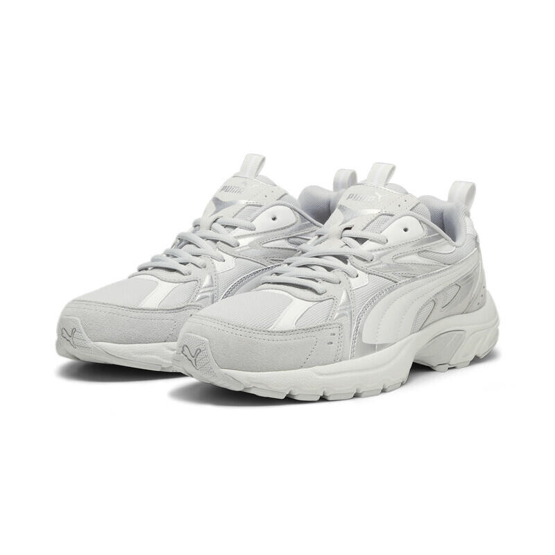 

Кроссовки Milenio Tech Suede для взрослых PUMA Cool Light Grey Feather White, Серый, Кроссовки Milenio Tech Suede для взрослых PUMA Cool Light Grey Feather White
