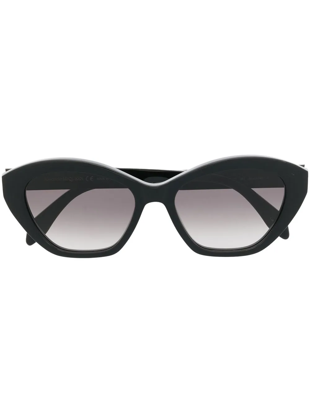 

Солнцезащитные очки в оправе 'кошачий глаз' Alexander McQueen Eyewear, черный