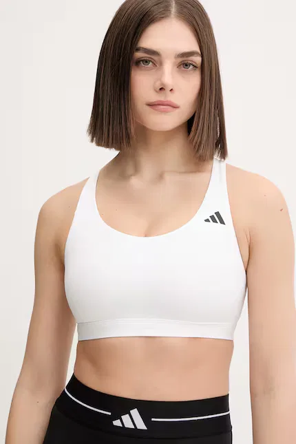 Спортивный бюстгальтер Optime Adidas Performance, белый — фото 4