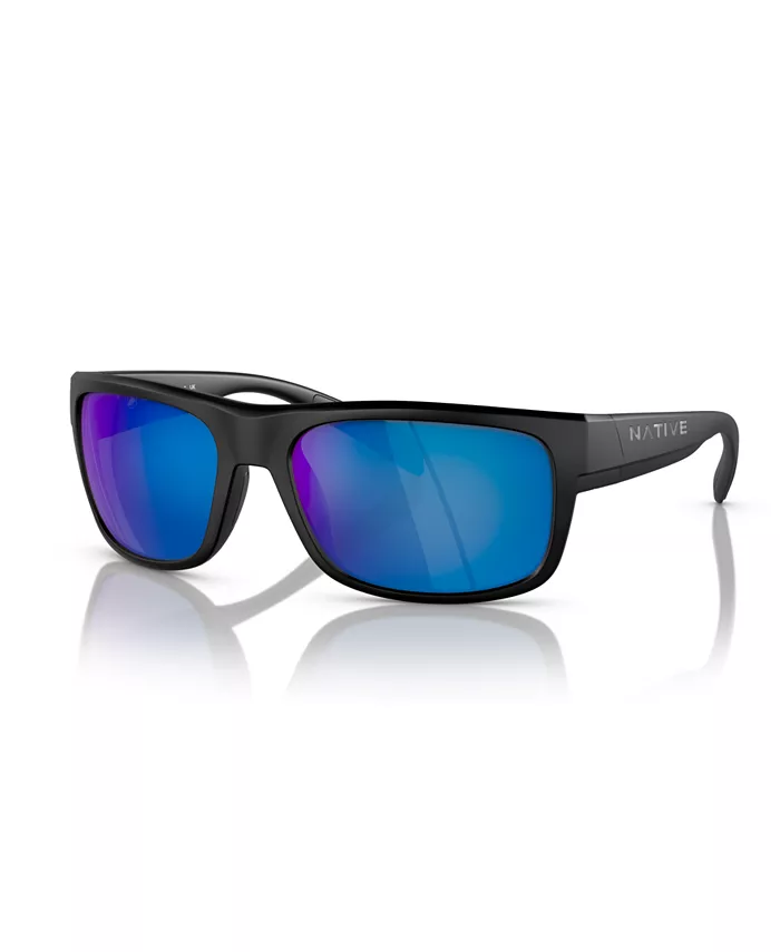 

Мужские поляризованные солнцезащитные очки Ashdown, зеркальные Polar XD9003 Native Eyewear, серый