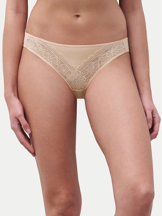 

Классические женские трусы Floral Touch C94230 Chantelle, бежевый