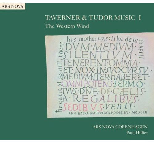 

CD диск Taverner / Tye / Ars Nova Copenhagen / Hillier: Taverner & Tudor Music 1