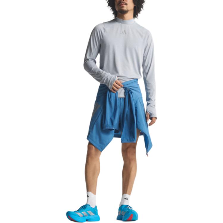 Adizero FW25 EKIDEN футболка мужская Adidas, светло-серебряный — фото 4