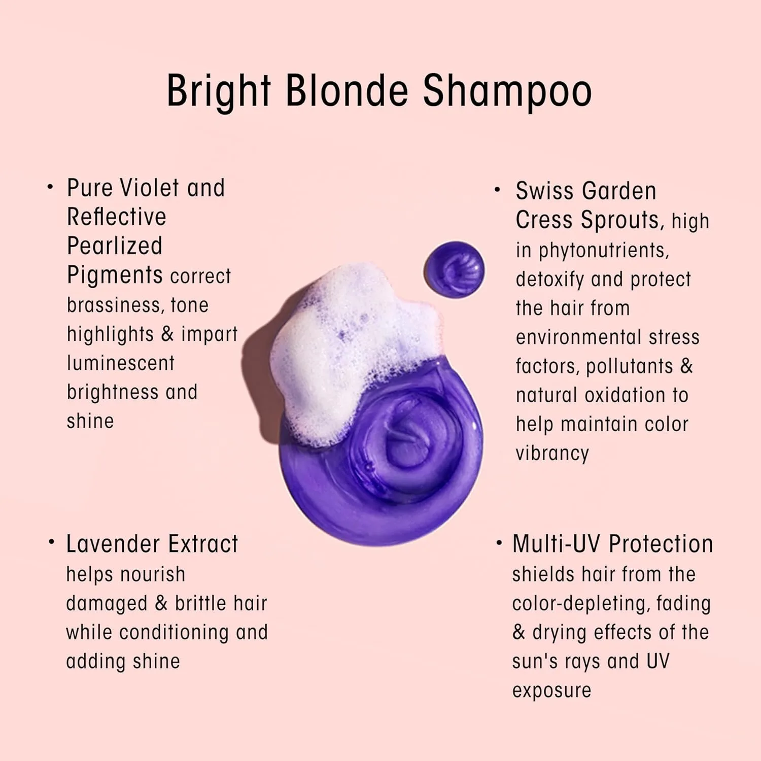 Фиолетовый тонирующий шампунь ORIBE Bight Blonde для красивого цвета, 70 г — фото 3