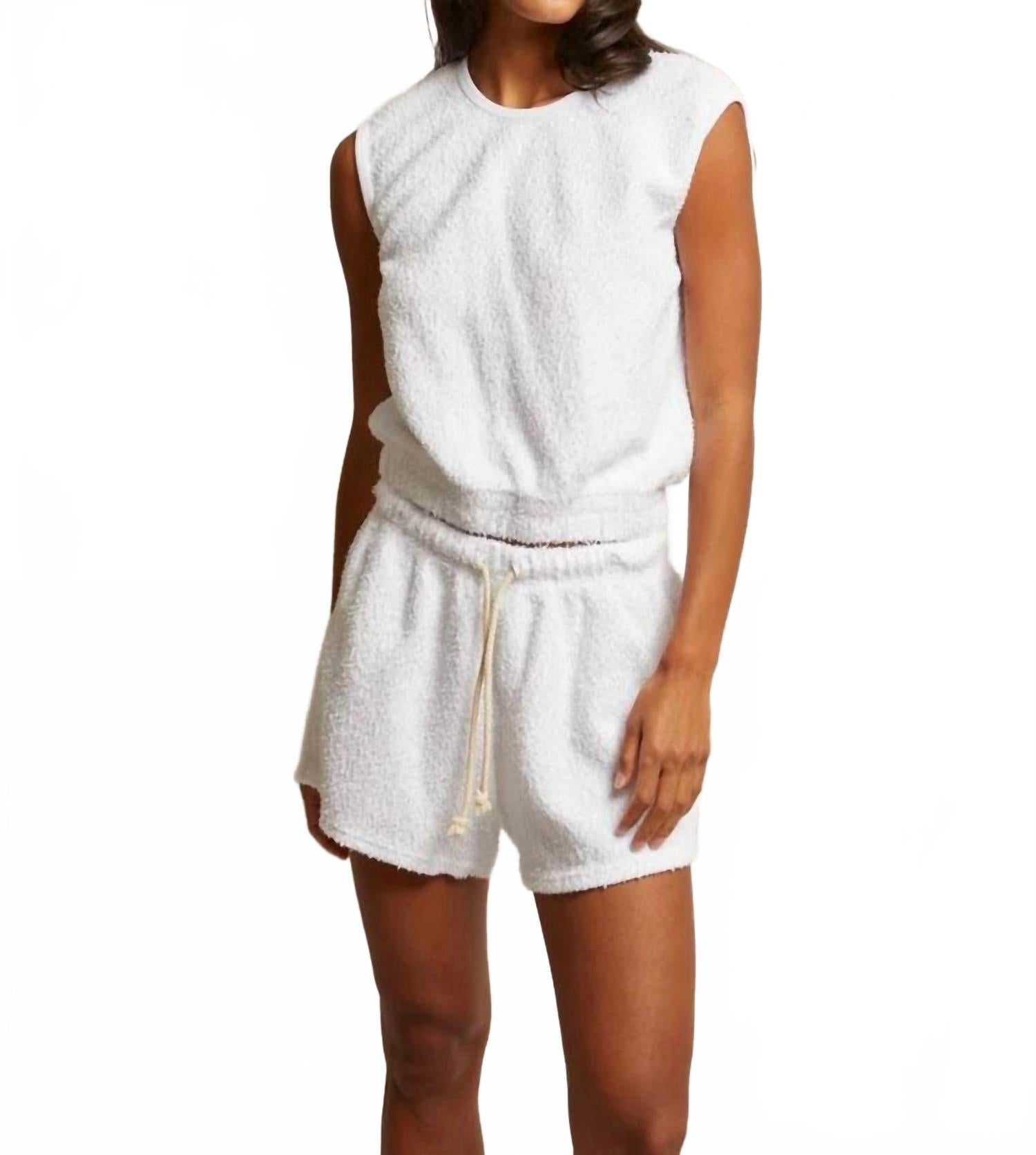 

Белая летняя майка Carli Boucle PERFECTWHITETEE