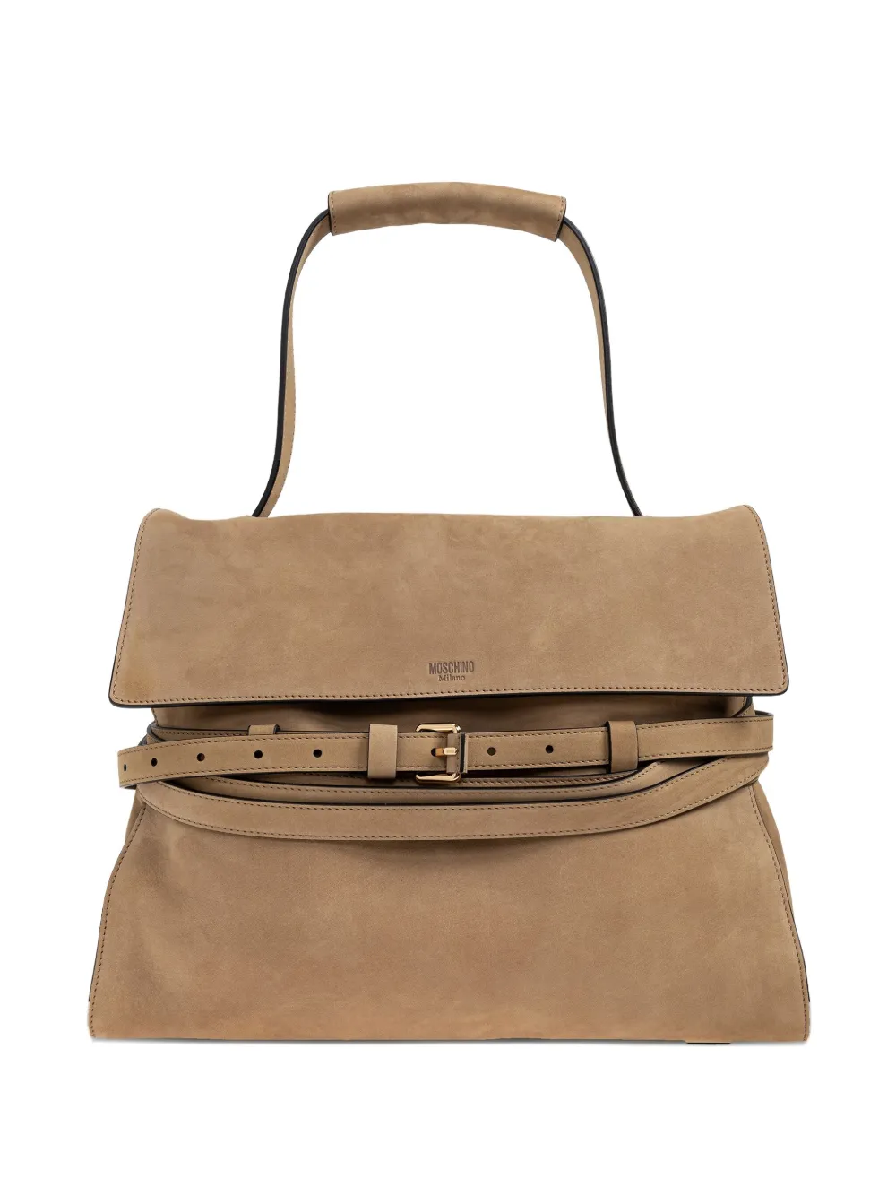 

Сумка-тоут с деталями в виде ремешков Tie Me Moschino, нейтральный