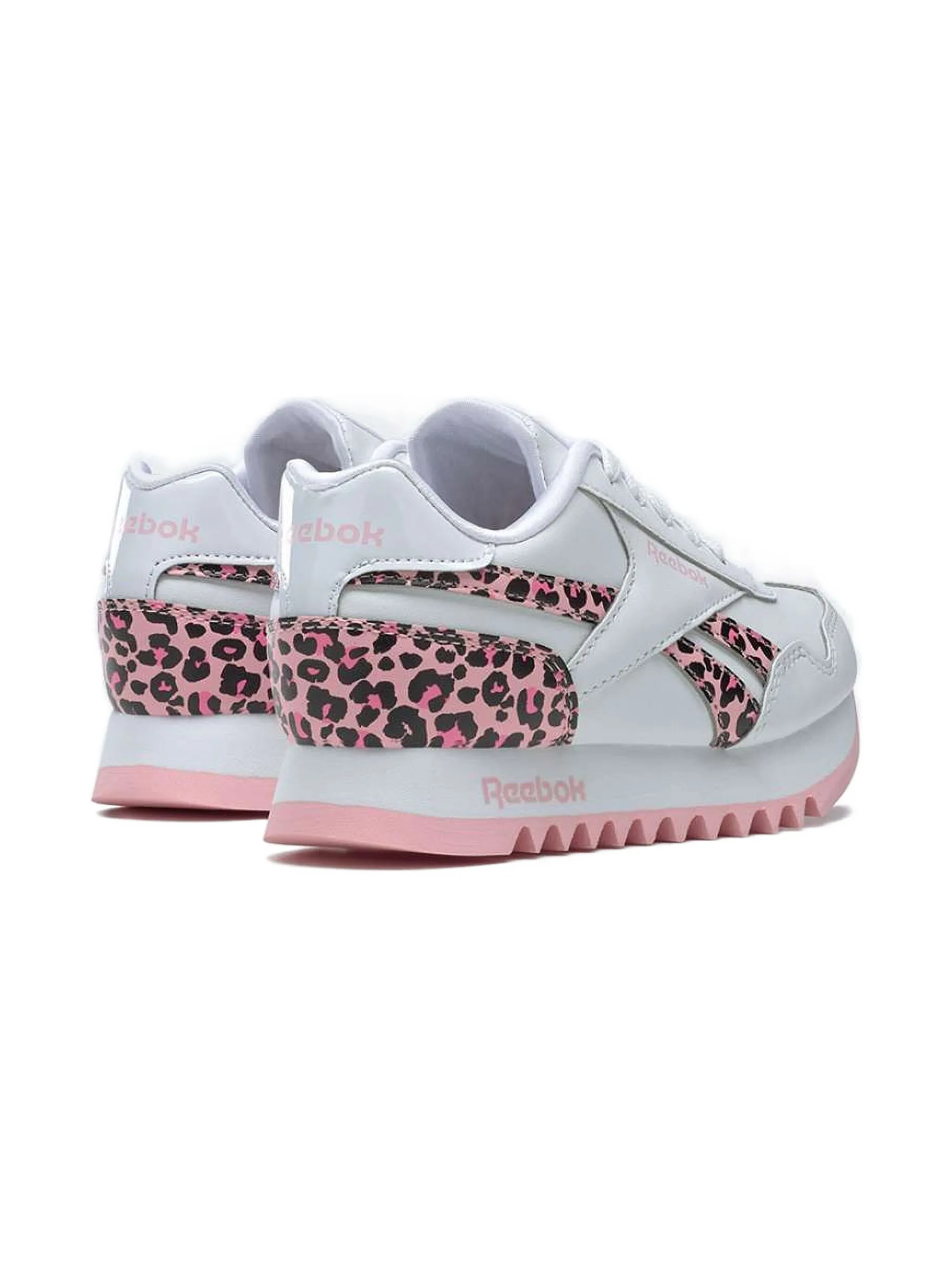 Кроссовки Royal Classic Jogger 3 Platform с леопардовым принтом Reebok Kids, белый — фото 3