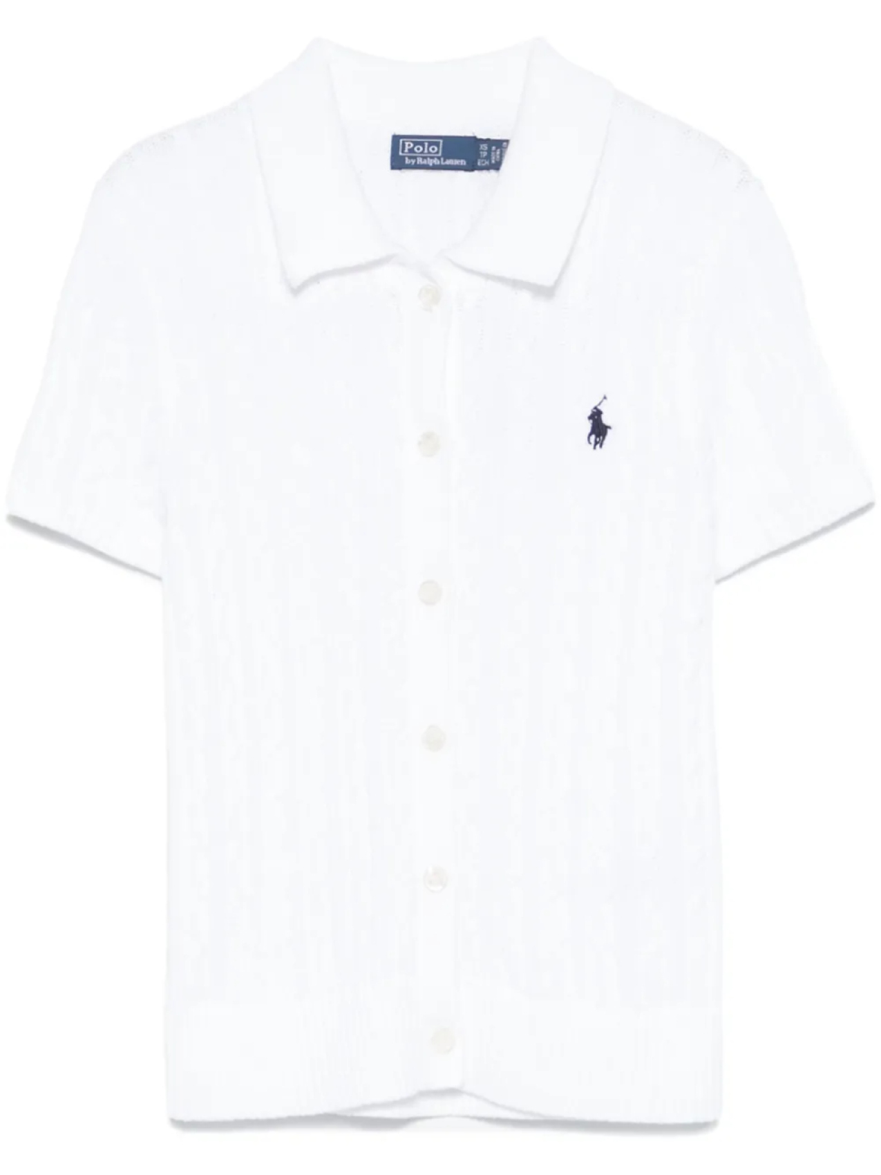 

Кардиган Polo Ralph Lauren с косичной вязкой, белый