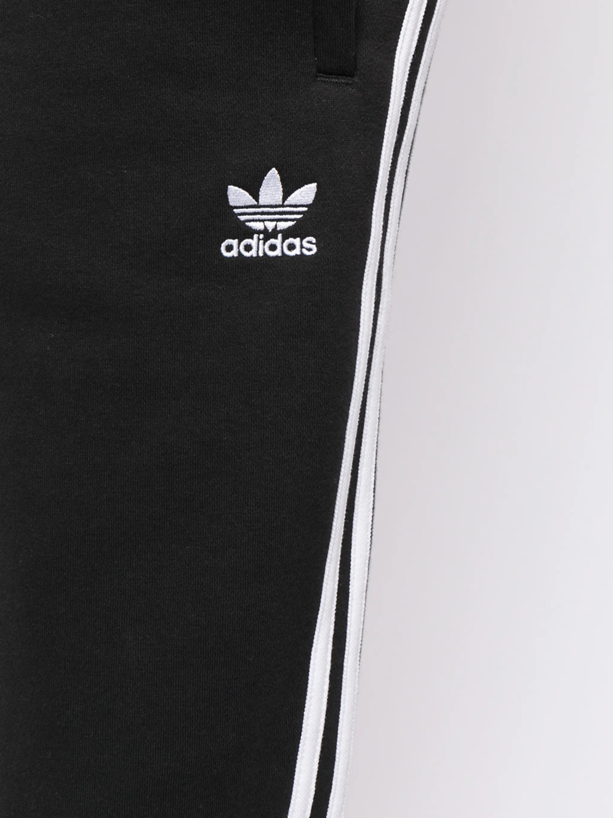 Спортивные брюки с лампасами и логотипом Adidas, черный — фото 3
