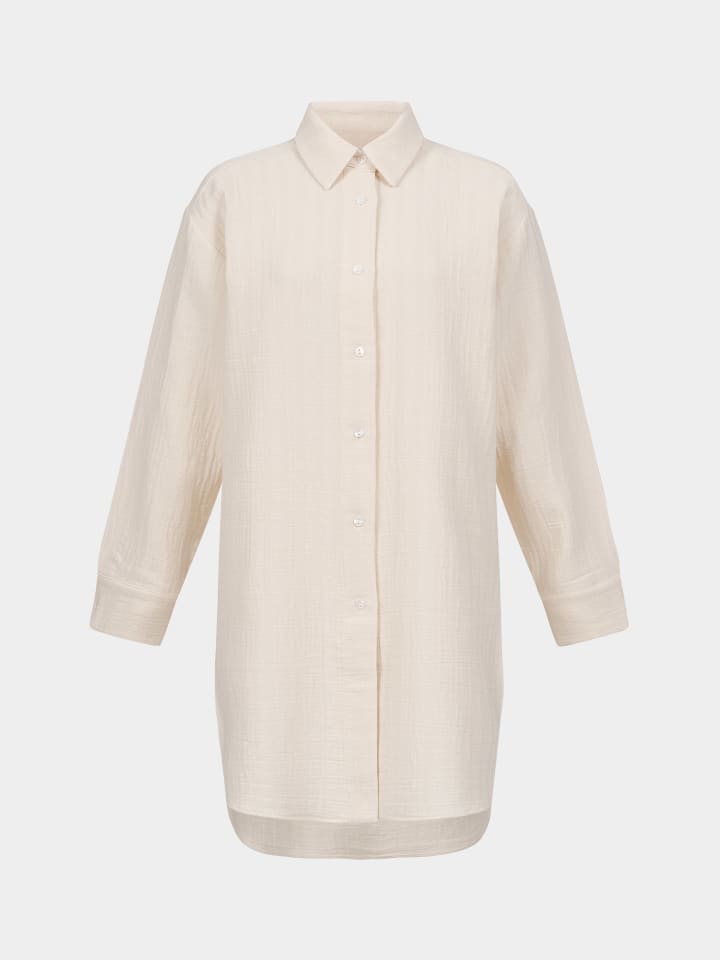 

Ночная рубашка Erlich Textil Boyfriend Shirt MALIN, белый