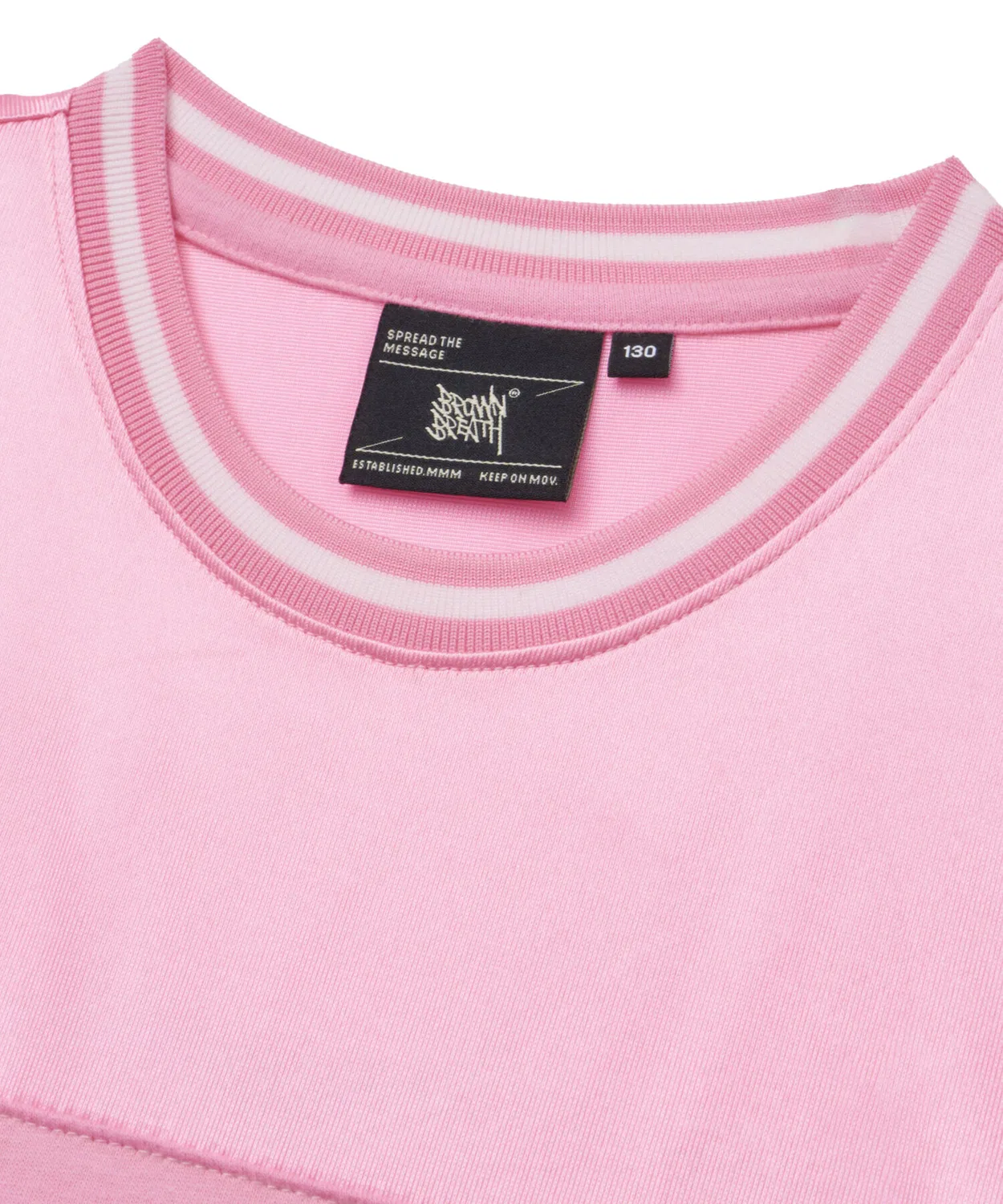 Детское атласное платье-блок розового цвета от Brownbreath Kids — фото 4