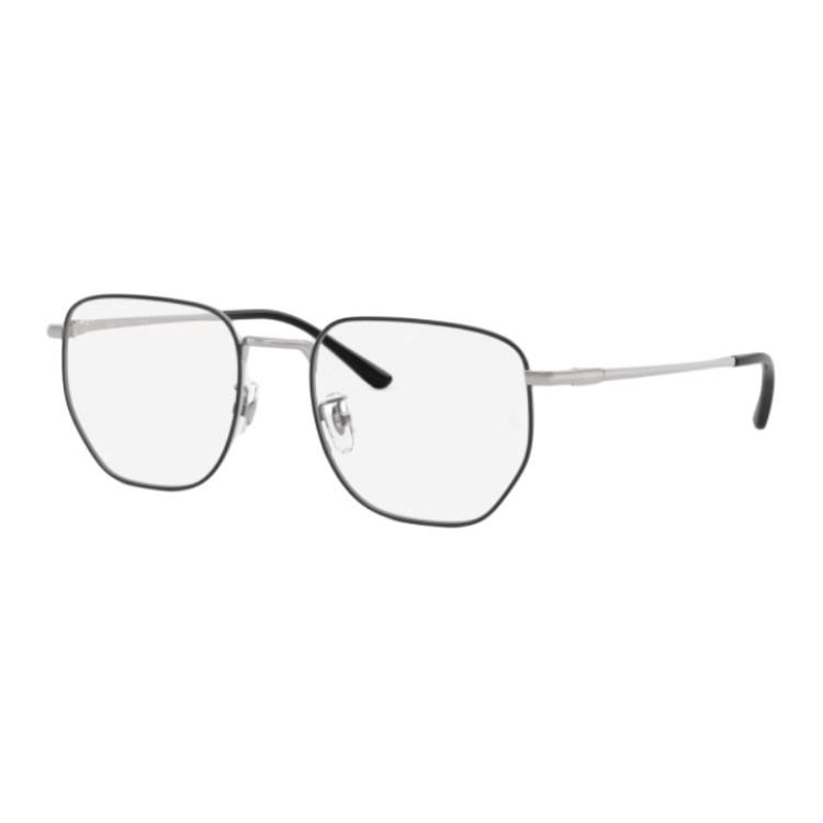 

Очки Ray Ban с геометрической оправой RayBan, черный серебряный