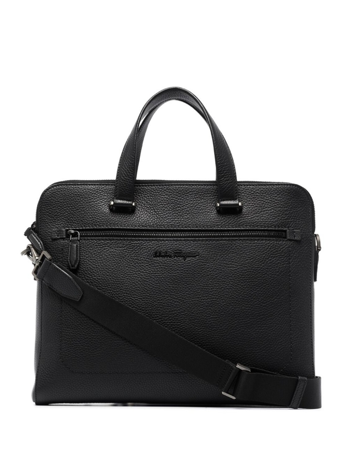 

Ferragamo портфель с логотипом, черный