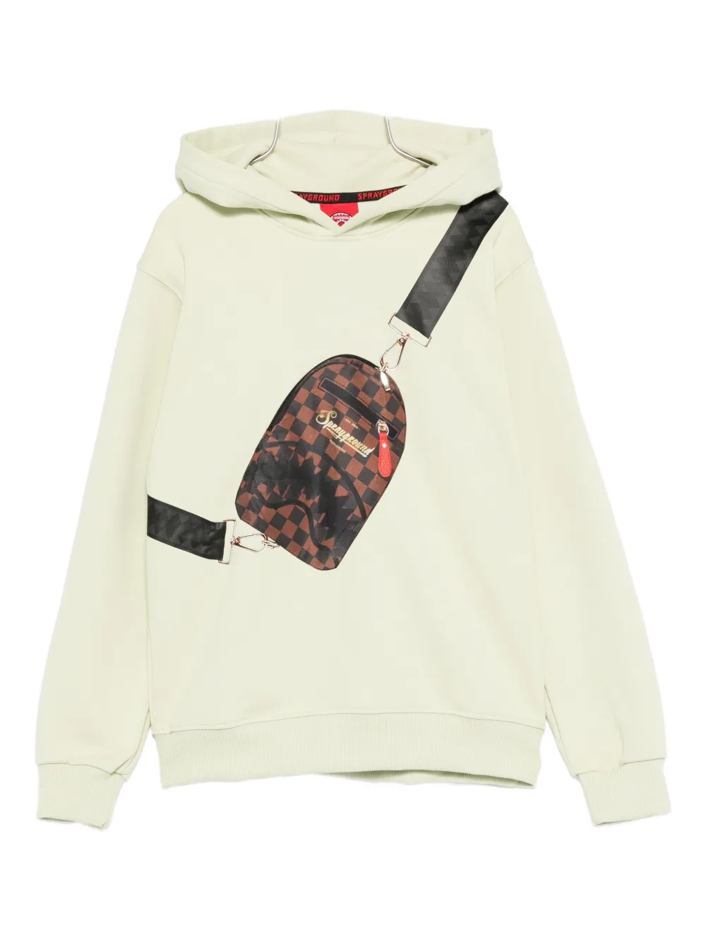

Худи с принтом в виде сумки sprayground kid, зеленый