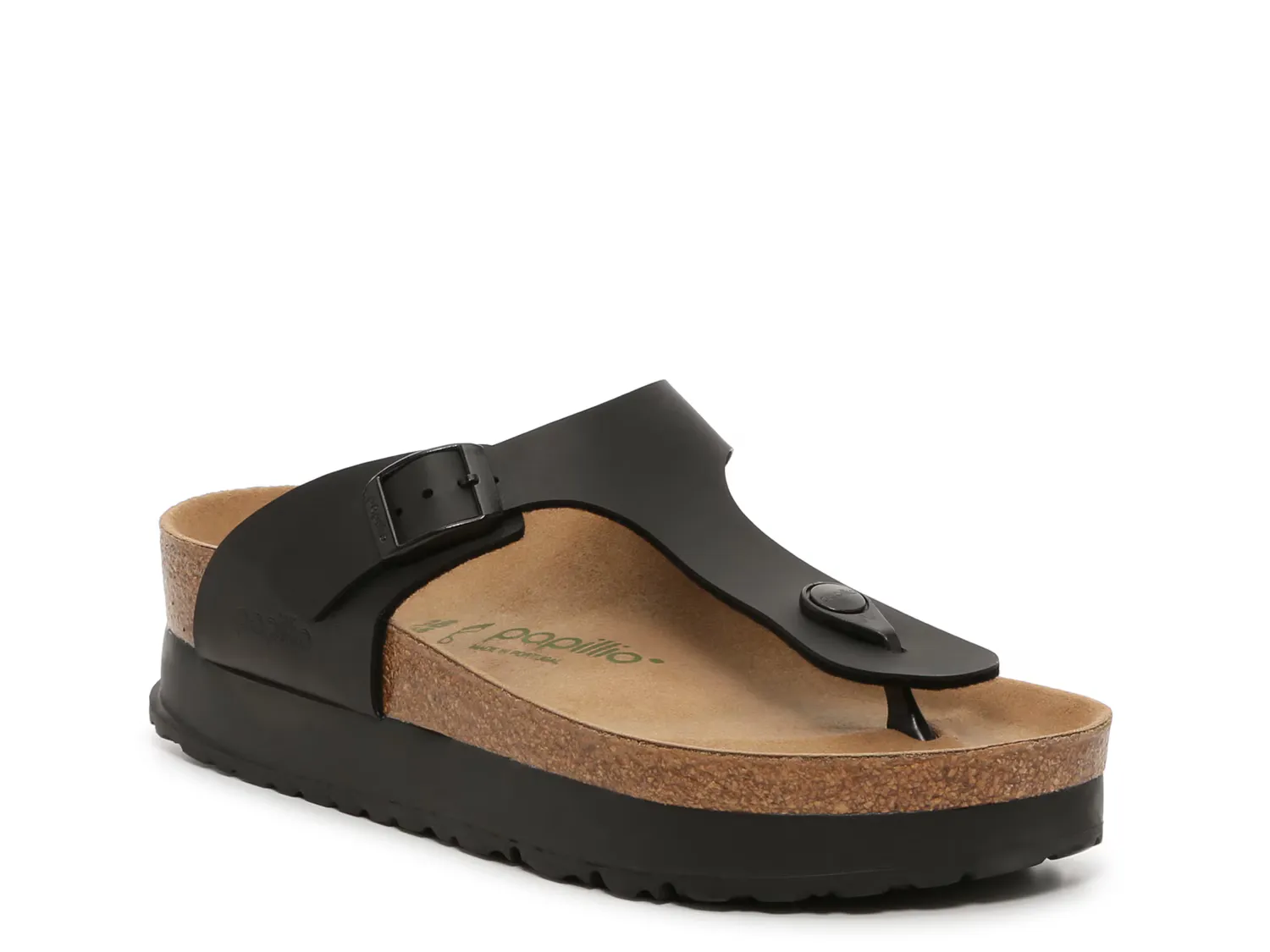 

Сандалии Papillio by Birkenstock Gizeh Platform Sandal, черный