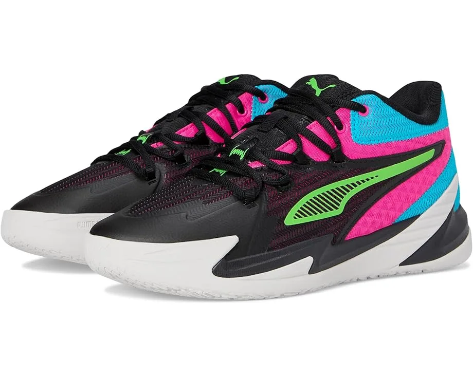 Кроссовки PUMA Dagger Basketball Shoes, Puma Black/Fluro Pink Pes