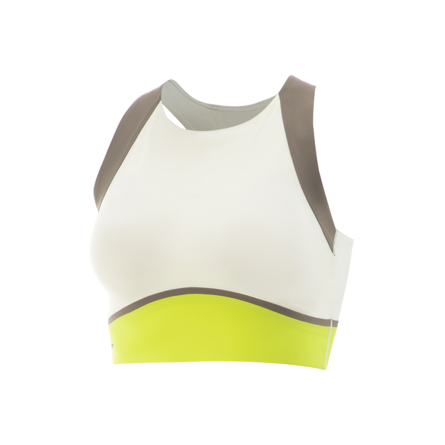 

LINING Фитнес серия спортивное белье Women's Pearl White/Palm Brown/Clear Bamboo Green