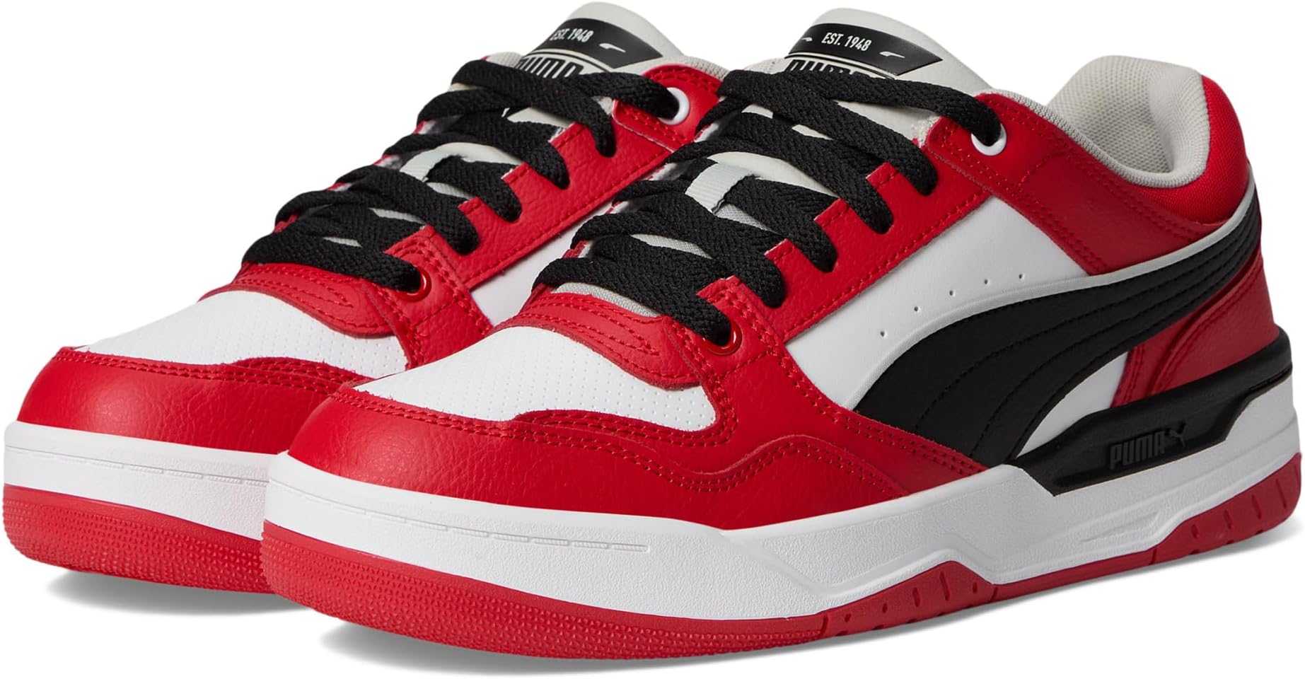 

Кроссовки PUMA Rebound Retro Sneakers, цвет Puma Black/For All Time Red
