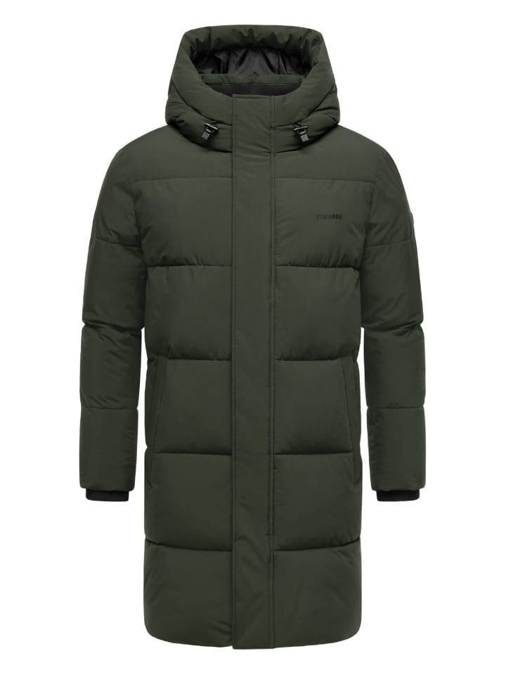 

Стеганое пальто Hadrieen XX темно-оливкового цвета STONE HARBOUR