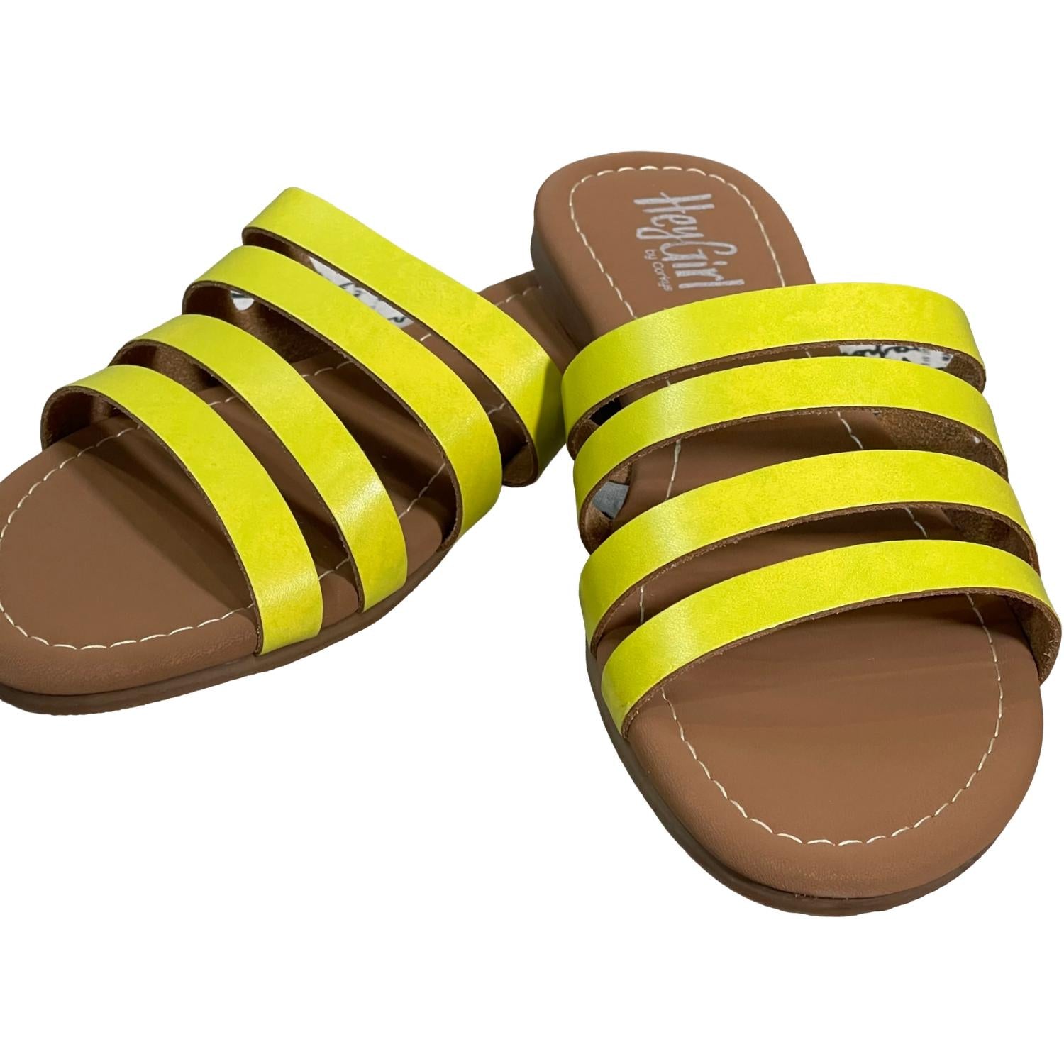 Женские сандалии бикини желтого цвета Corkys Footwear — фото 2