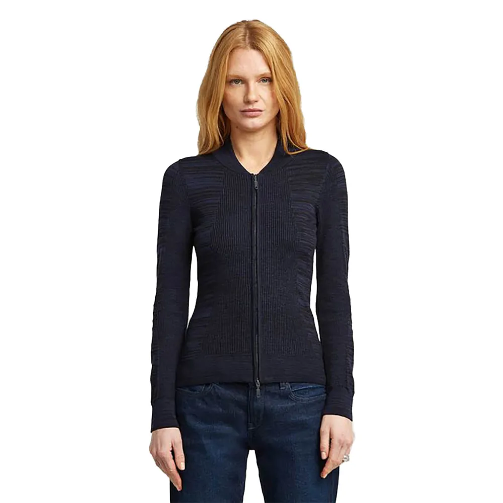 

Свитер G-Star 3D Biker full zip, синий