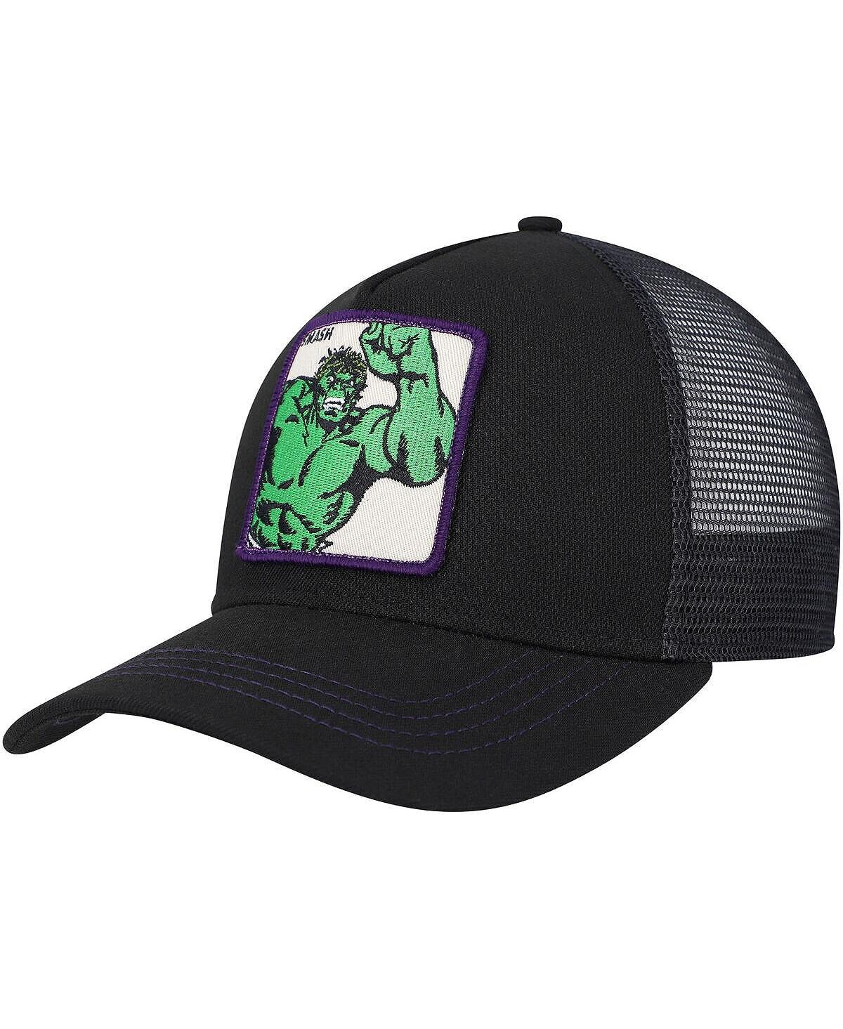 

Мужская черная кепка Snapback в стиле ретро с А-образной рамкой в ​​стиле Халк Lids