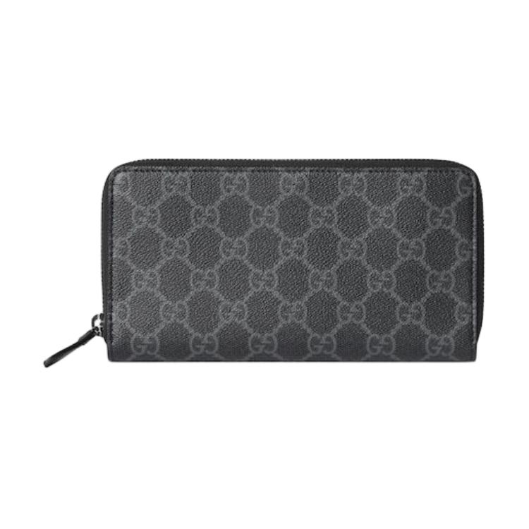 

GUCCI Кошелек мужской GG Emblem Coated Fabric Black