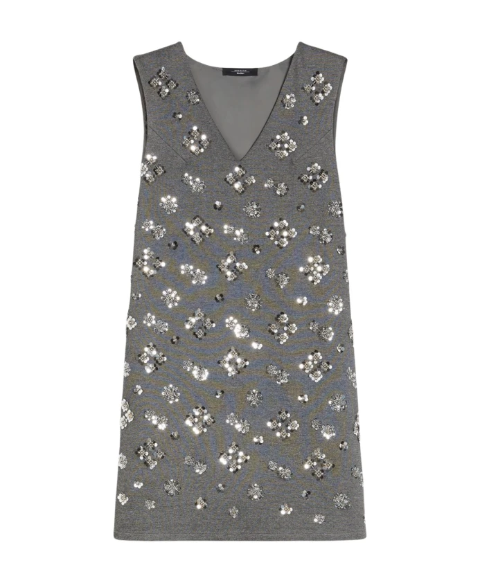 

Летнее вечернее платье Max Mara, серый