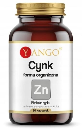 

Yango, Органический цинк для иммунитета, 90 капсул.