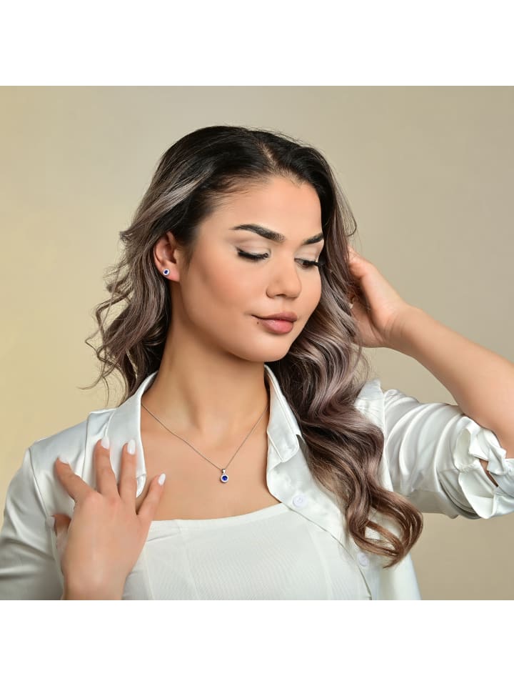 

Adeliás Женский кулон из серебра 925 пробы с кубическим цирконием в серебряной оправе