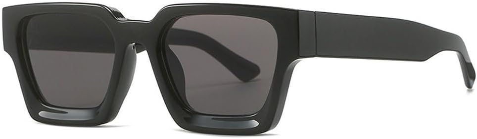 

Модные женские квадратные солнцезащитные очки с прозрачными градиентными линзами в стиле ретро, ​​мужские солнцезащитные очки UV400 с леопардовым принтом SKFGNX, Black Grey