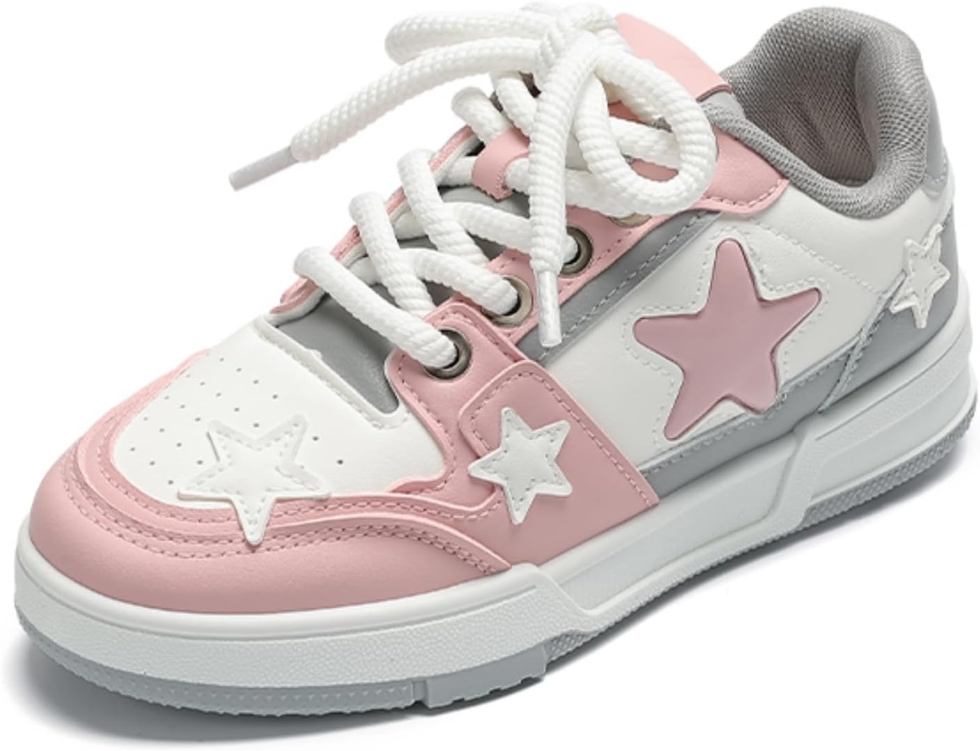 

Кроссовки Star Shoes, милые кроссовки в стиле Y2k, легкие, модные, нескользящие, повседневные, унисекс, для пар, девушек, комфортные, для путешествий, отдыха на природе, спорта. Размеры 5.5-9.5 Generic, розовый/серый