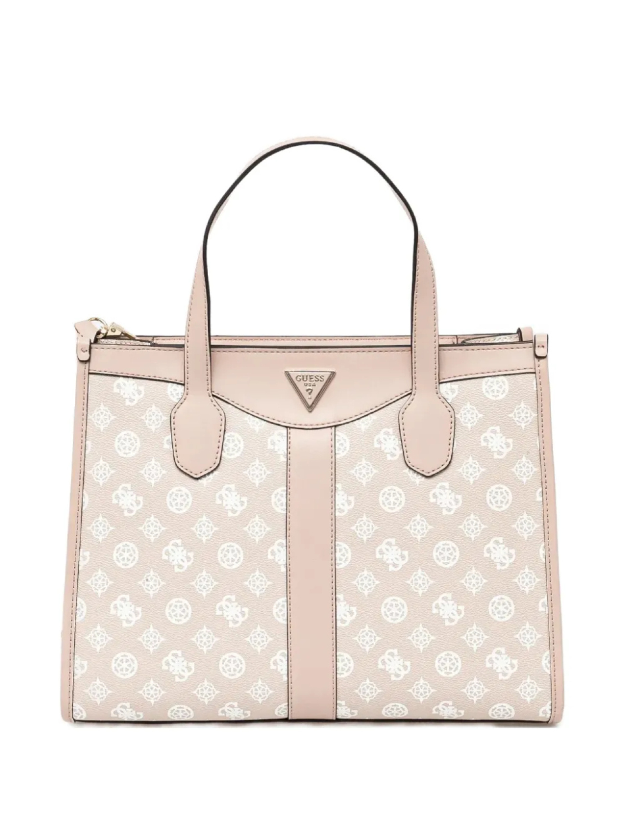 

Сумка-шоппер с монограммой GUESS USA, розовый