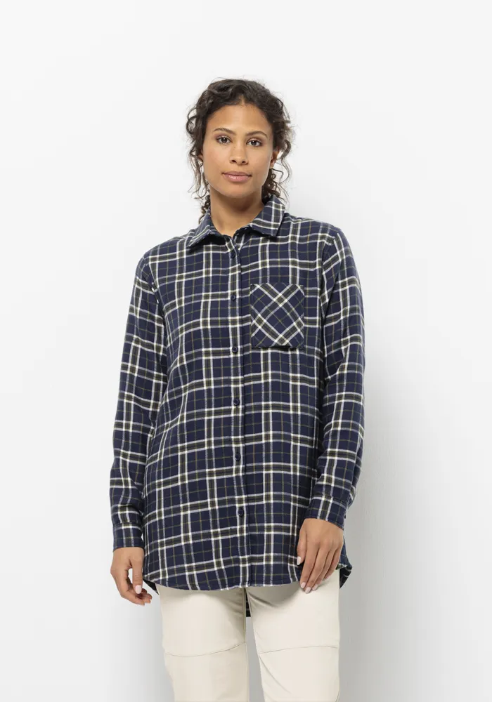 

Фланелевая блузка Jack Wolfskin "MORGENLUFT SHIRT W", синий