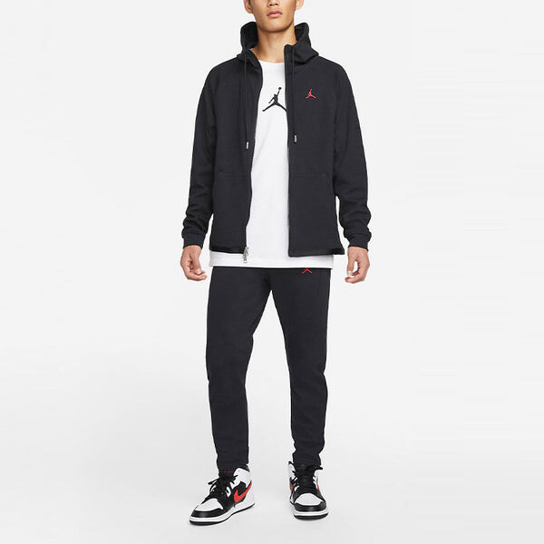Спортивные штаны Men's Air Jordan Drawstring Lacing Bundle Feet Sports Pants/Trousers/Joggers Black, черный — фото 3