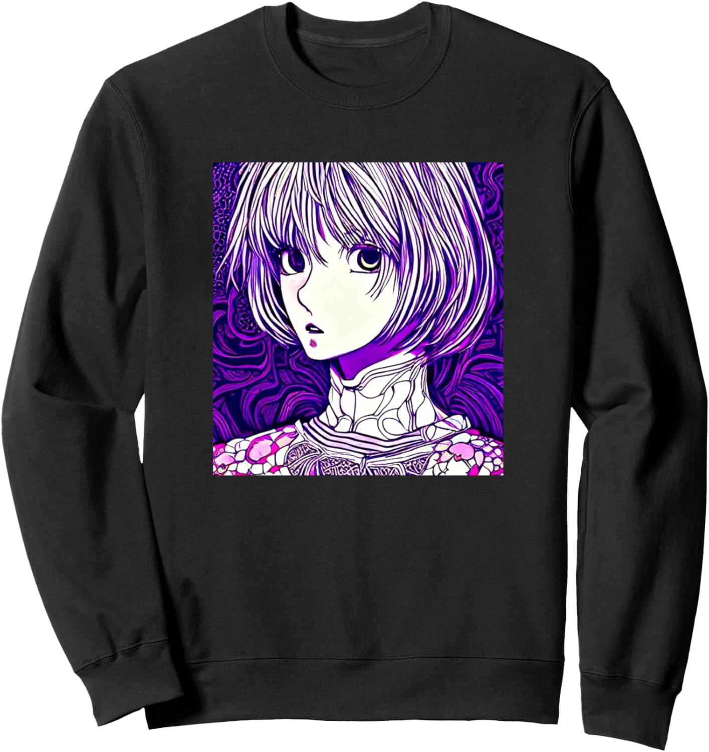 

Иллюстрация девушки из манги, художественная красочная толстовка с изображением аниме-девушки Anime Girls - Fan Art Women Girl Boy Kids Men Gift, черный
