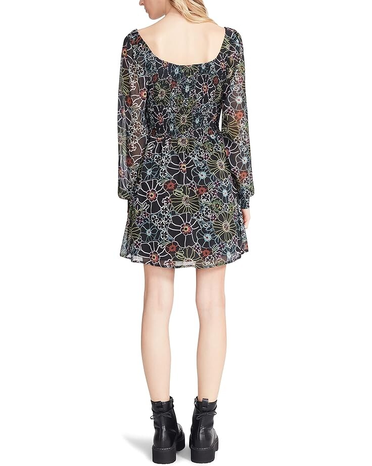 

Платье Steve Madden Color Me Lucky Dress, черный мульти