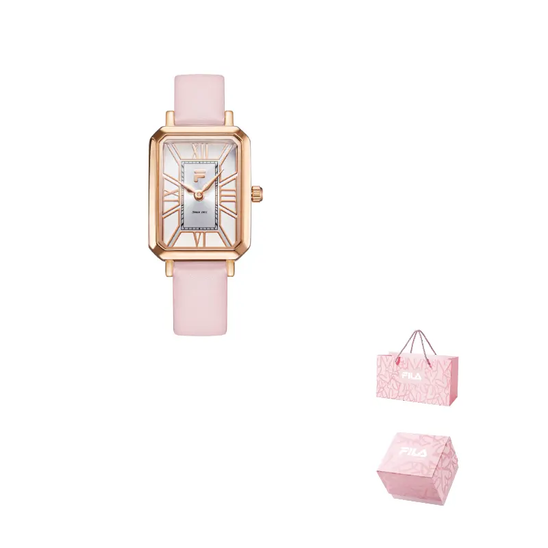 

FILA Часы Elegance Goddess Collection Wrist Watch Quartz Movement Leather Strap White Dial Women's Watch
