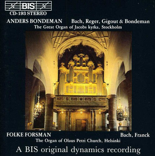 

CD диск Bach / Reger / Bondeman: Preludes & Fugues