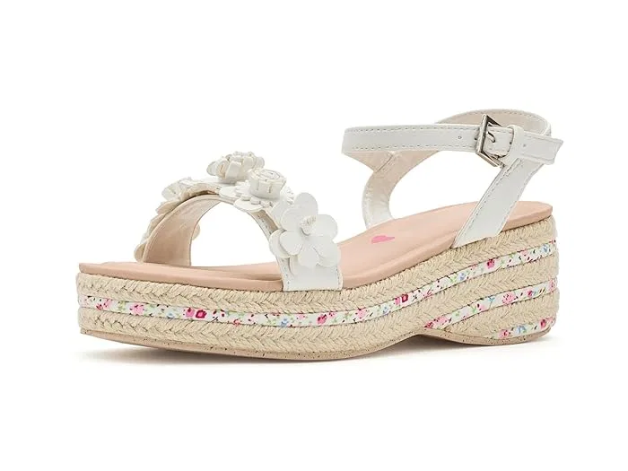 Сандалии с цветочным аппликациями Dori Steve Madden Kids, White