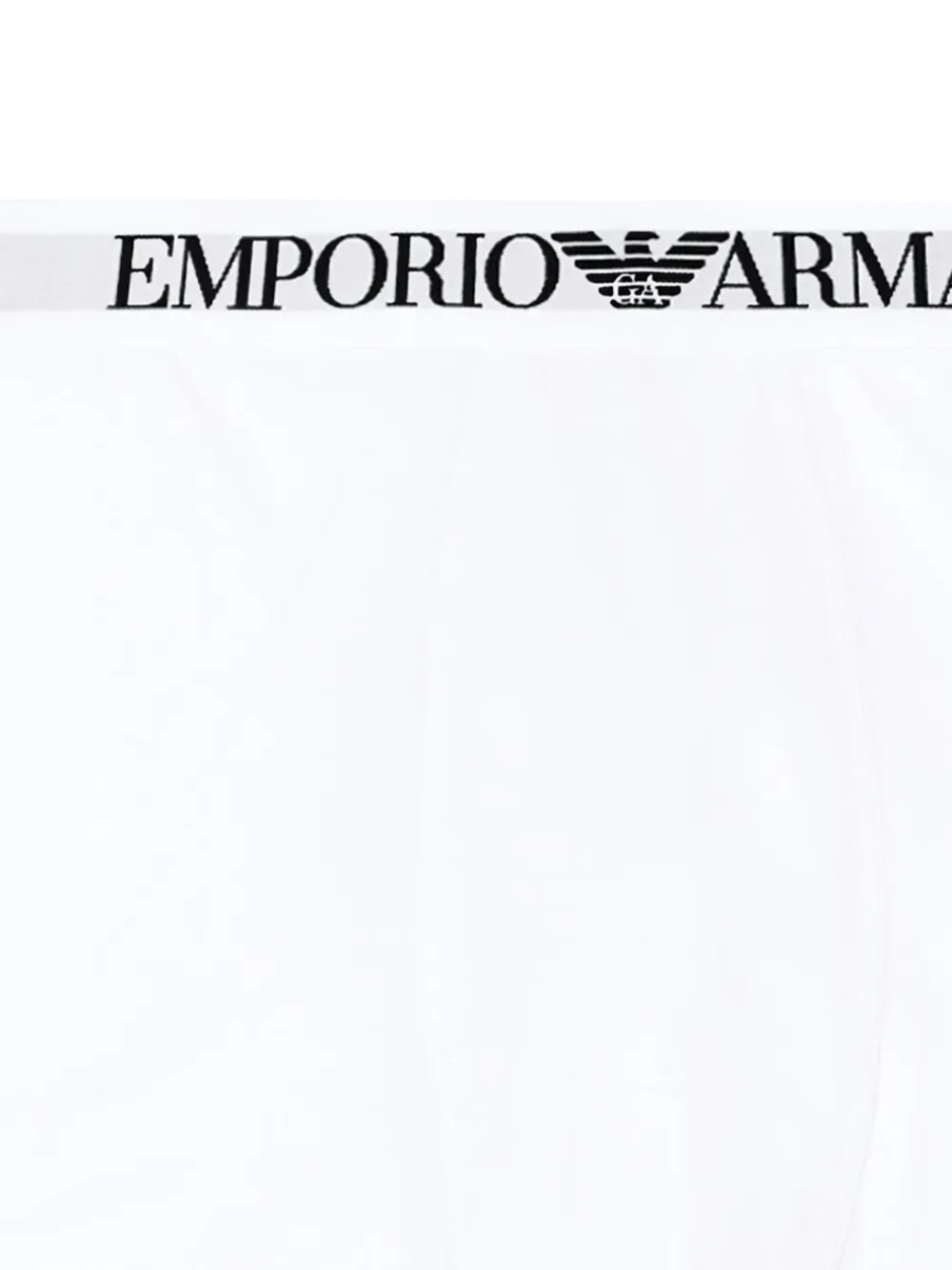 Трусы с логотипом на поясе Emporio Armani, белый — фото 2