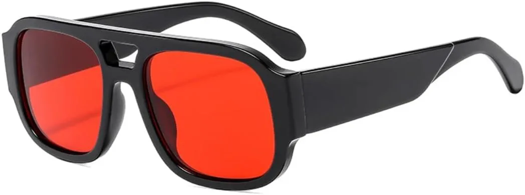 

Мужские солнцезащитные очки в стиле ретро с двойной перемычкой, модные солнцезащитные очки с леопардовым принтом, женские в стиле панк с градиентом VFDHN, 4