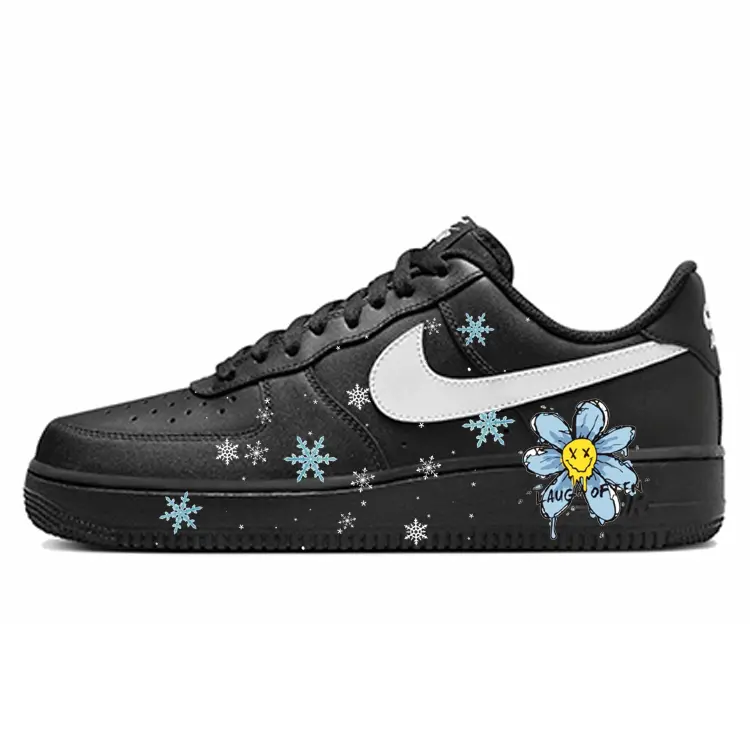 

Nike Кроссовки Air Force 1 с низким верхом для скейтборда, противоскользящие, износостойкие, мужские, черные