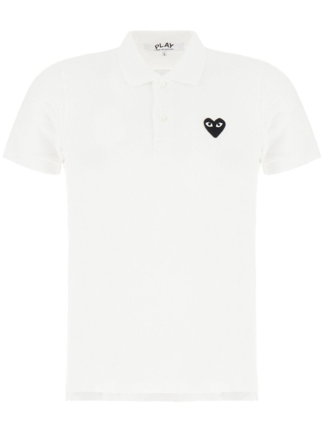 

Рубашка поло из ткани пике Comme Des Garçons Play, белый